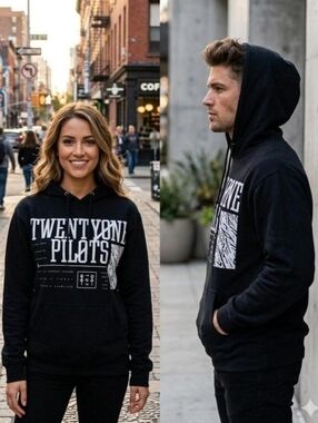 NWOT Unisex Twenty One Pilots Graphic Hoodie